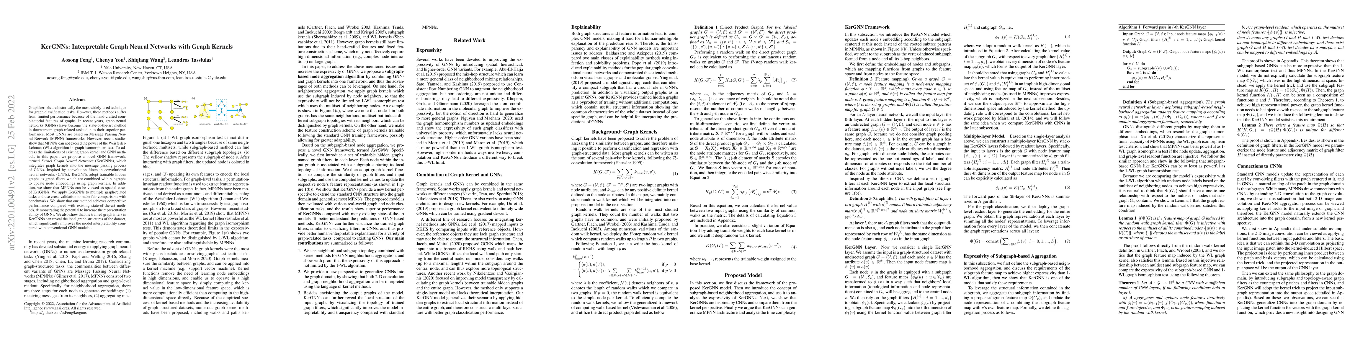 Thumbnail for KerGNNs: Interpretable Graph Neural Networks with Graph Kernels