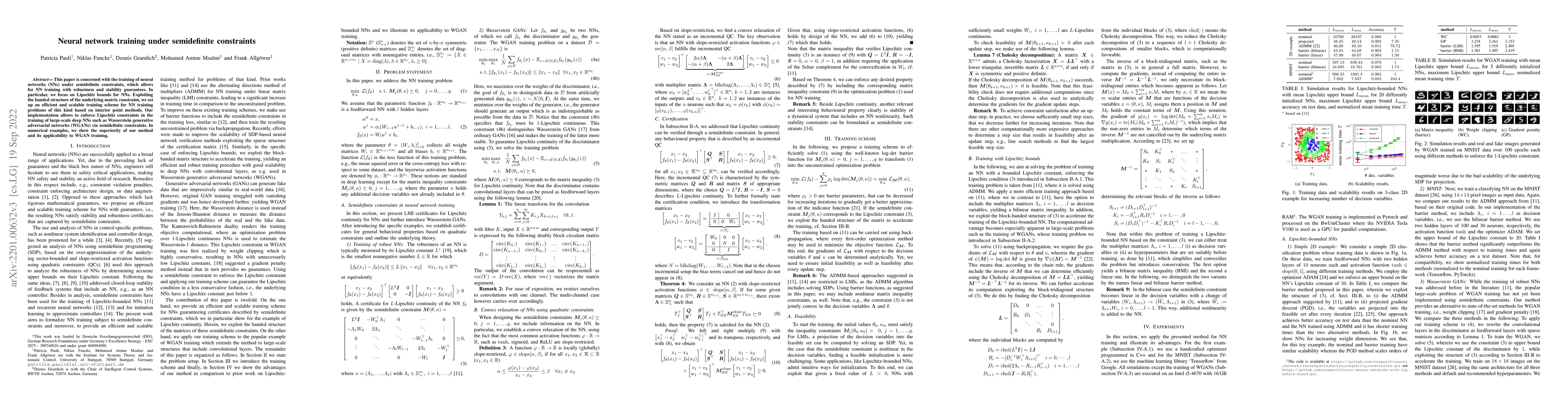 Thumbnail for Neural network training under semidefinite constraints