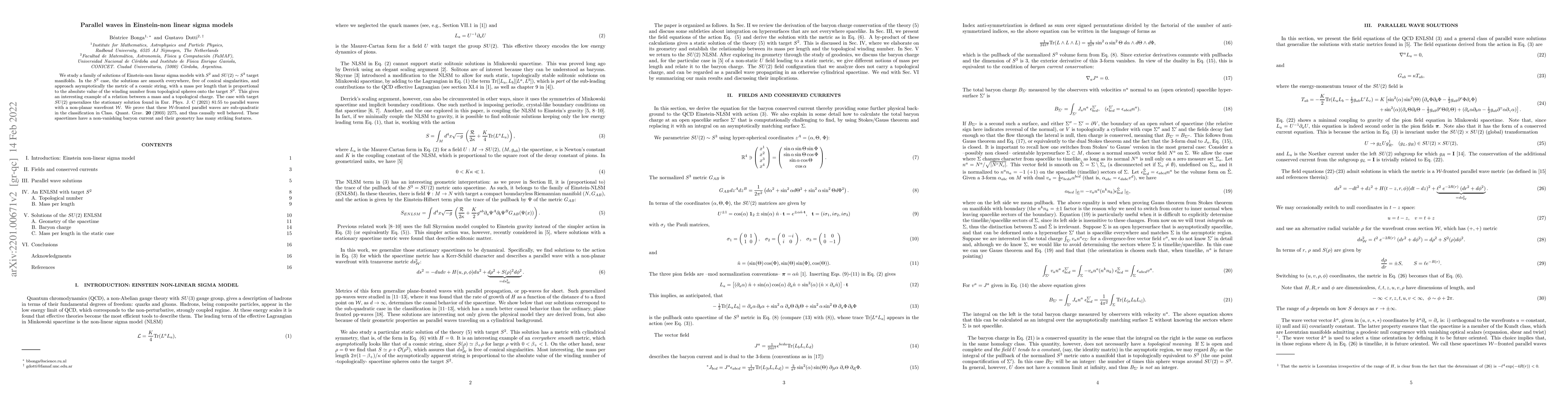 Thumbnail for Parallel waves in Einstein-non linear sigma models