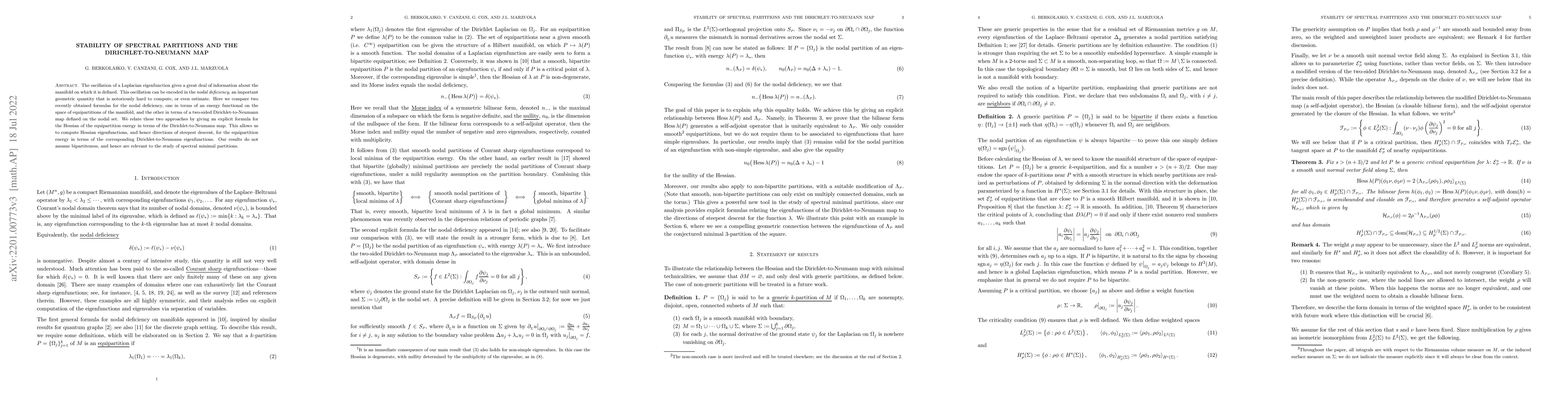 Thumbnail for Stability of spectral partitions and the Dirichlet-to-Neumann map