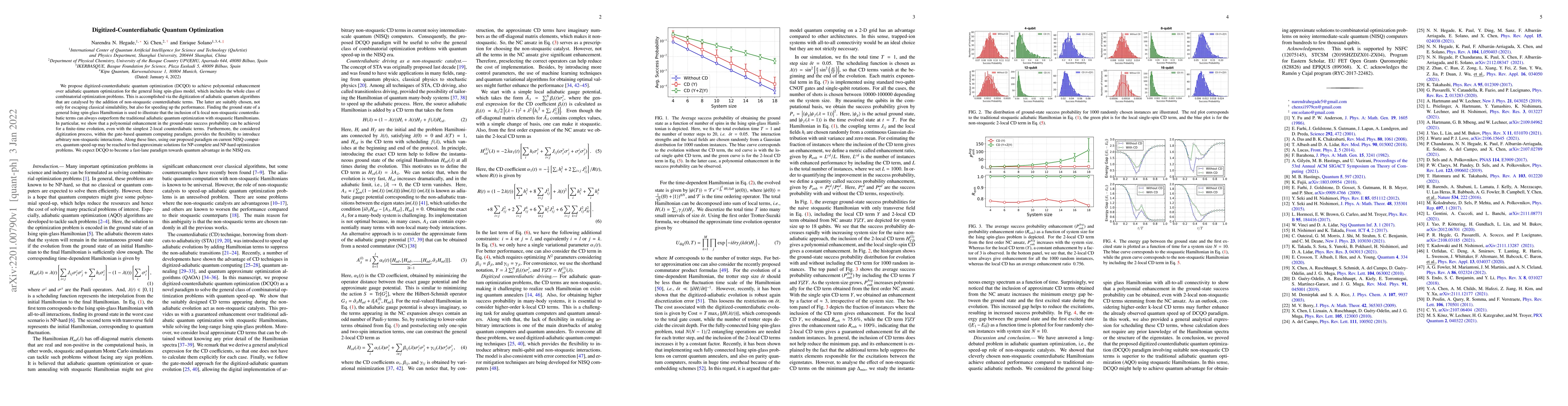 Thumbnail for Digitized-Counterdiabatic Quantum Optimization
