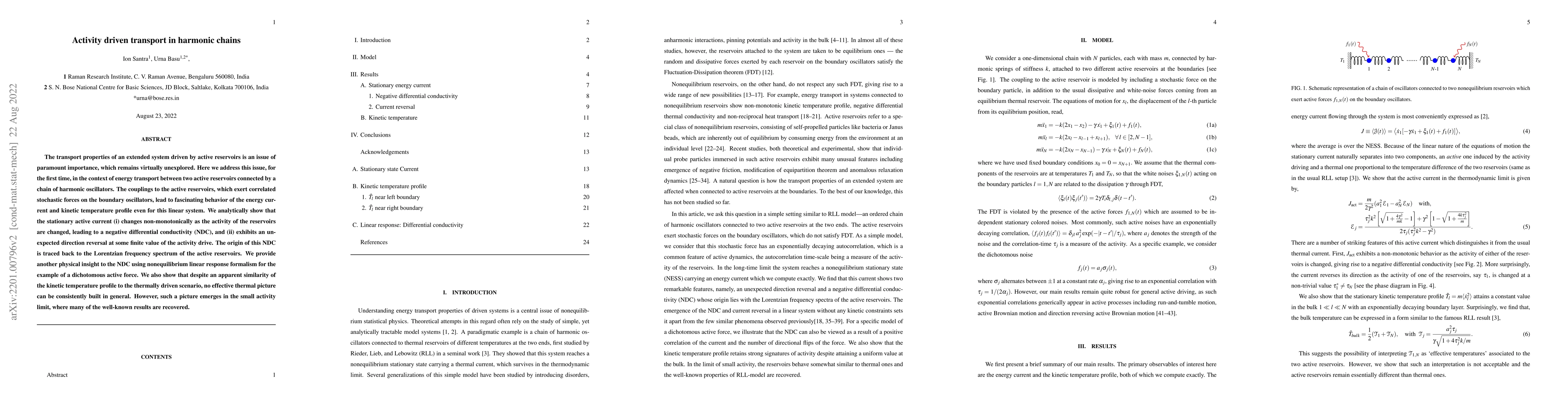 Thumbnail for Activity driven transport in harmonic chains