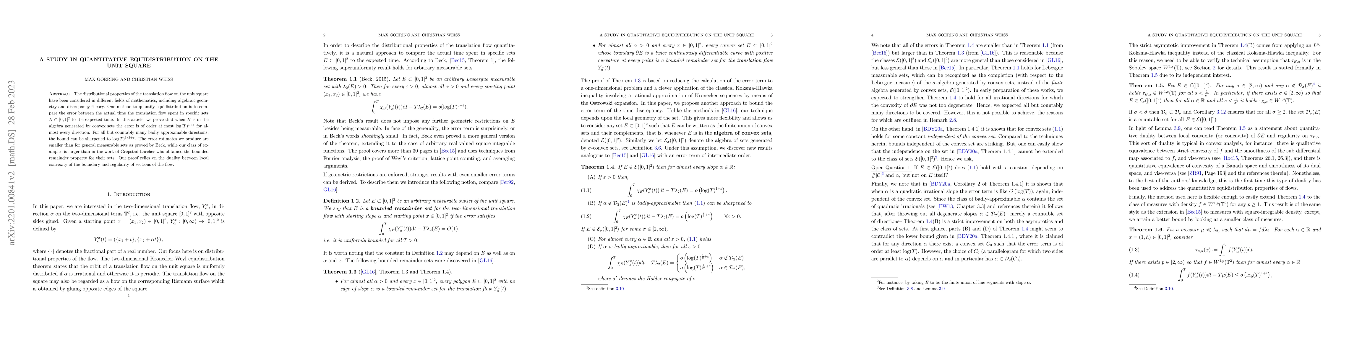 Thumbnail for A study in quantitative equidistribution on the unit square