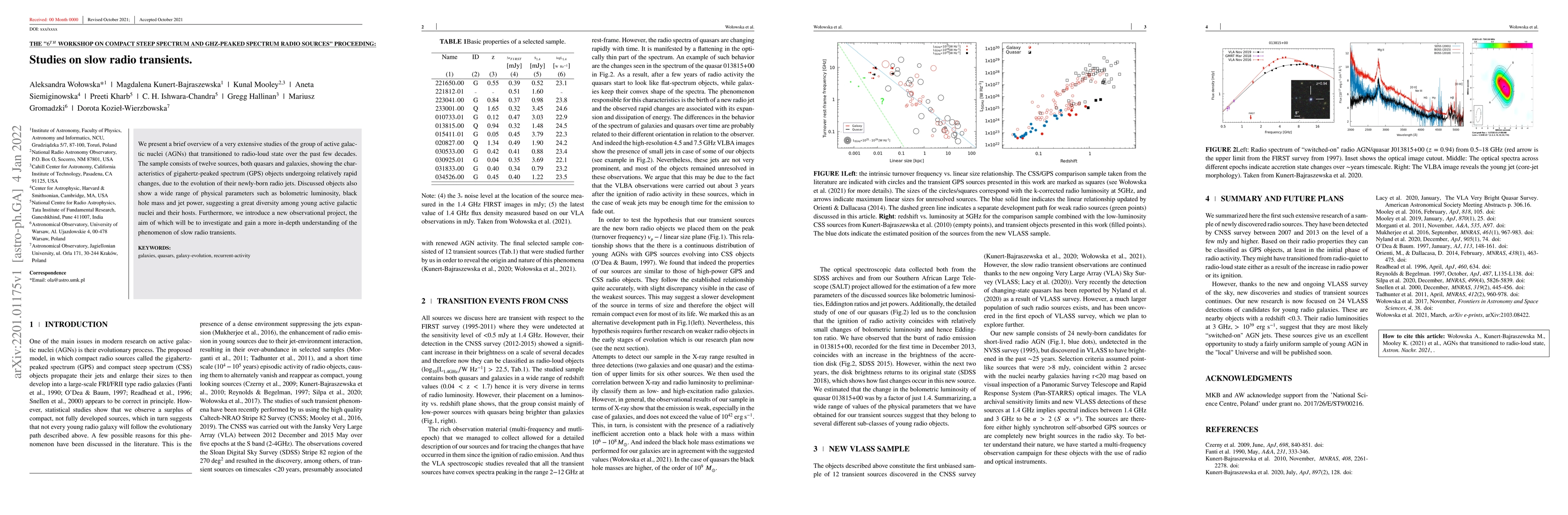 Thumbnail for Studies on slow radio transients