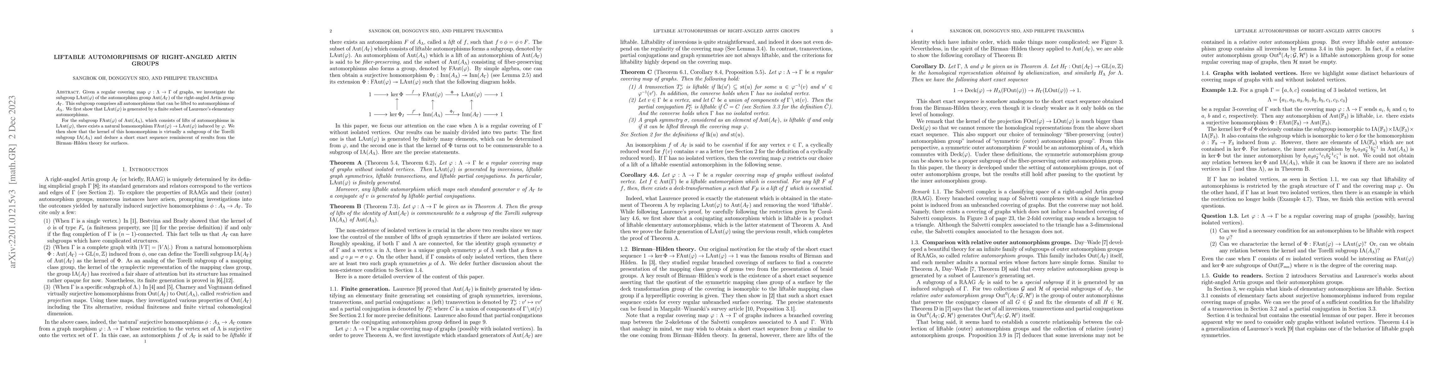 Thumbnail for Liftable automorphisms of right-angled Artin groups