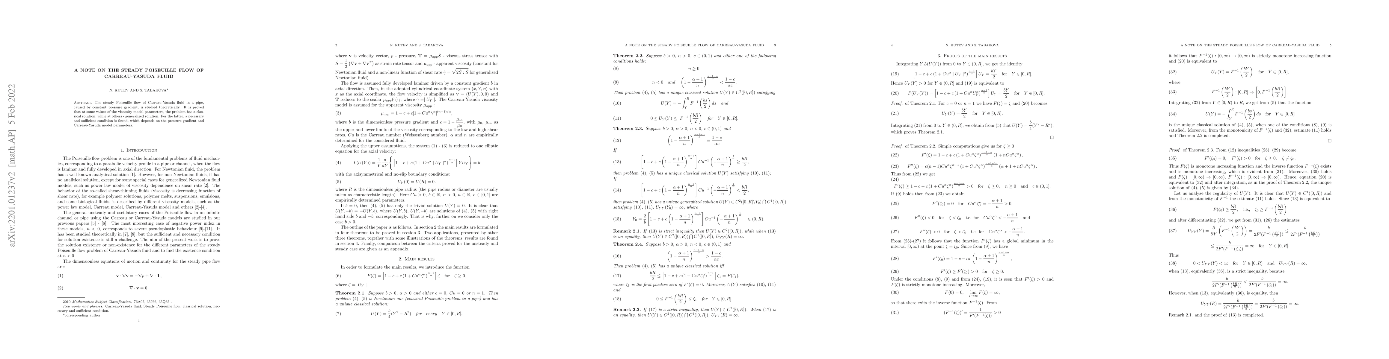 Thumbnail for A note on the steady Poiseuille flow of Carreau-Yasuda fluid