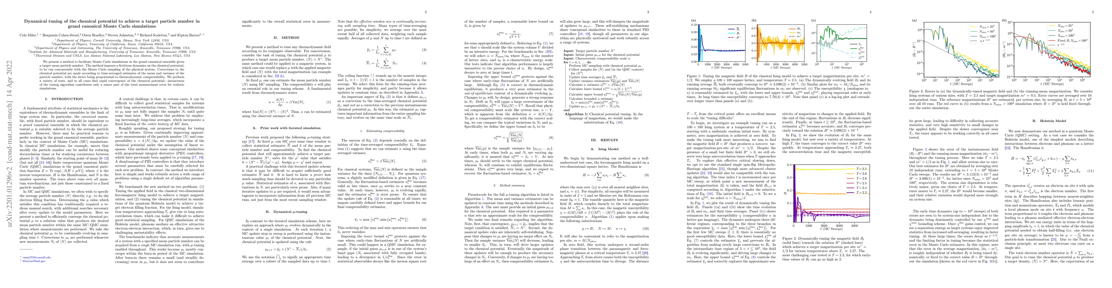 Thumbnail for Dynamical tuning of the chemical potential to achieve a target particle
  number in grand canonical Monte Carlo simulations
