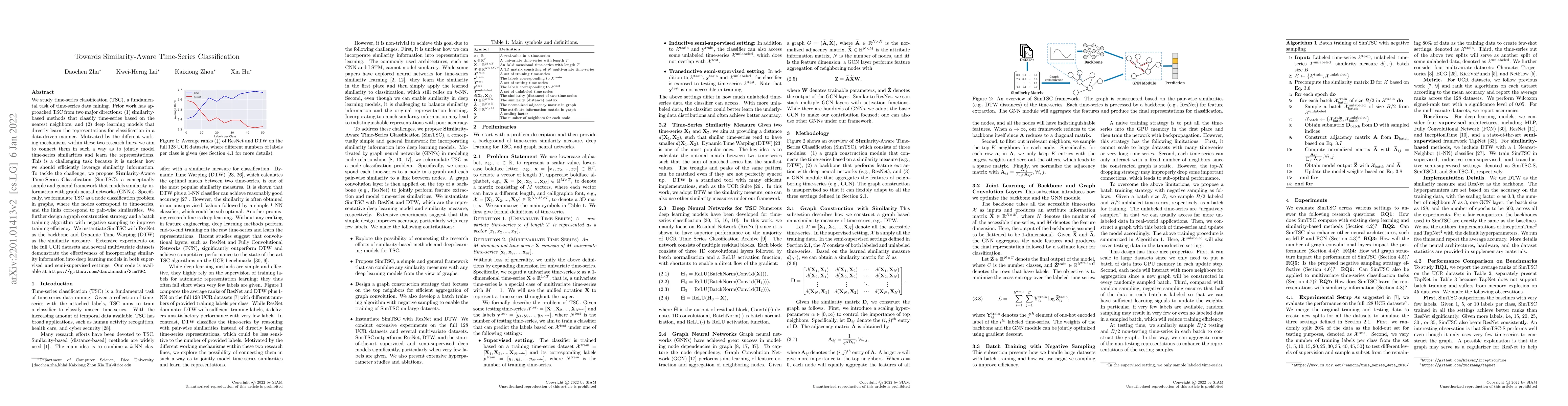Thumbnail for Towards Similarity-Aware Time-Series Classification