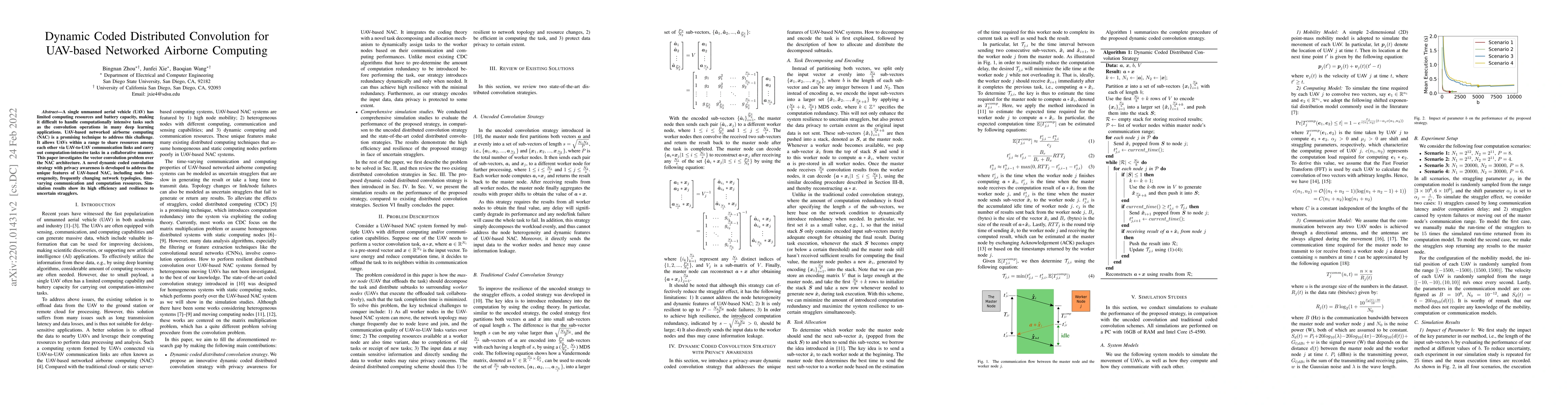 Thumbnail for Dynamic Coded Distributed Convolution for UAV-based Networked Airborne
  Computing