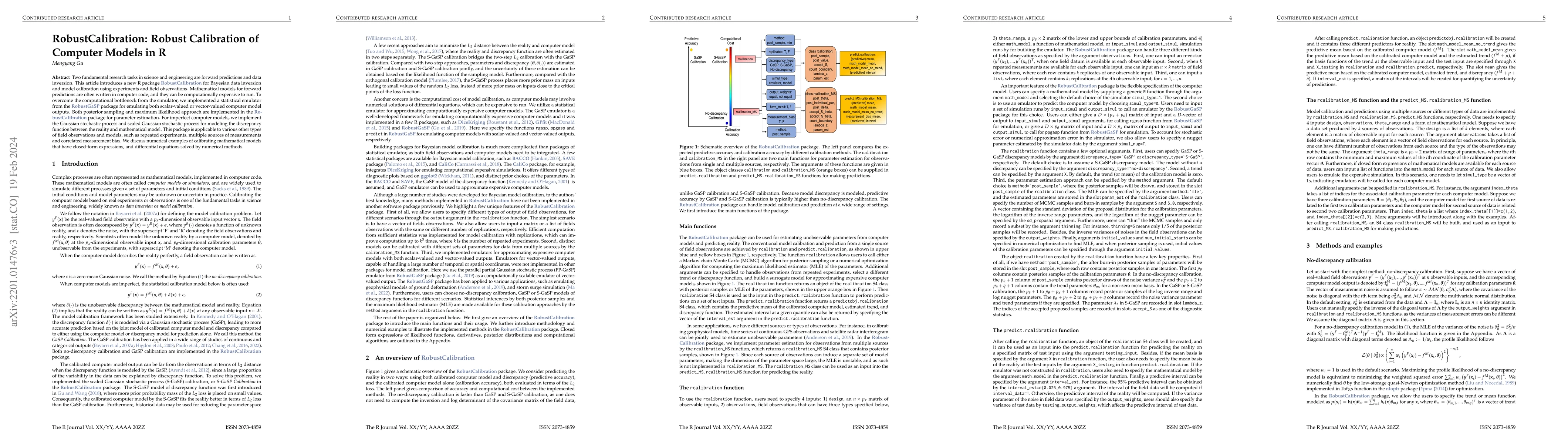 Thumbnail for RobustCalibration: Robust Calibration of Computer Models in R