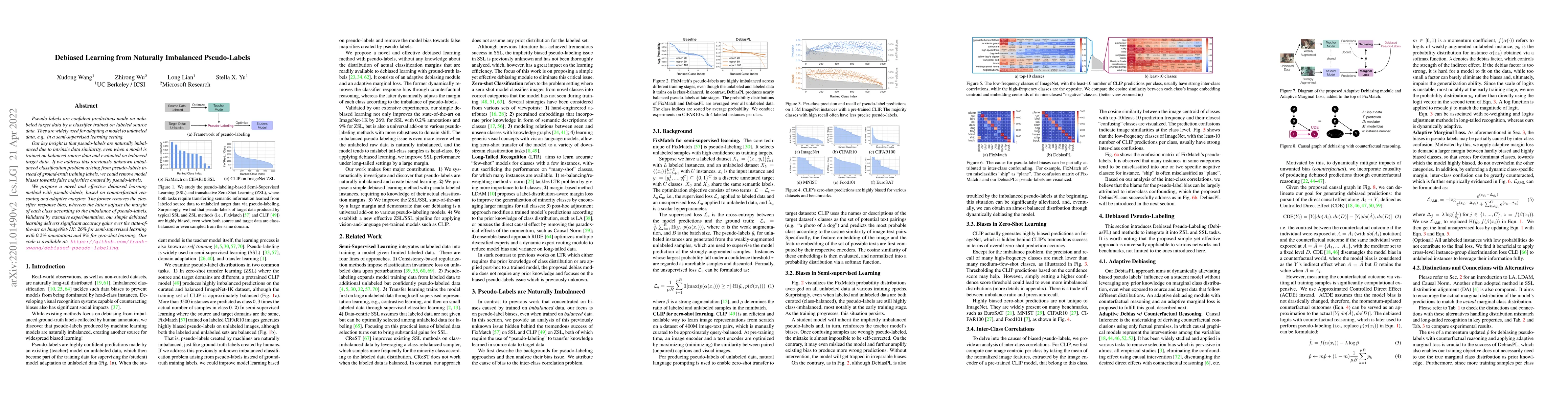 Thumbnail for Debiased Learning from Naturally Imbalanced Pseudo-Labels