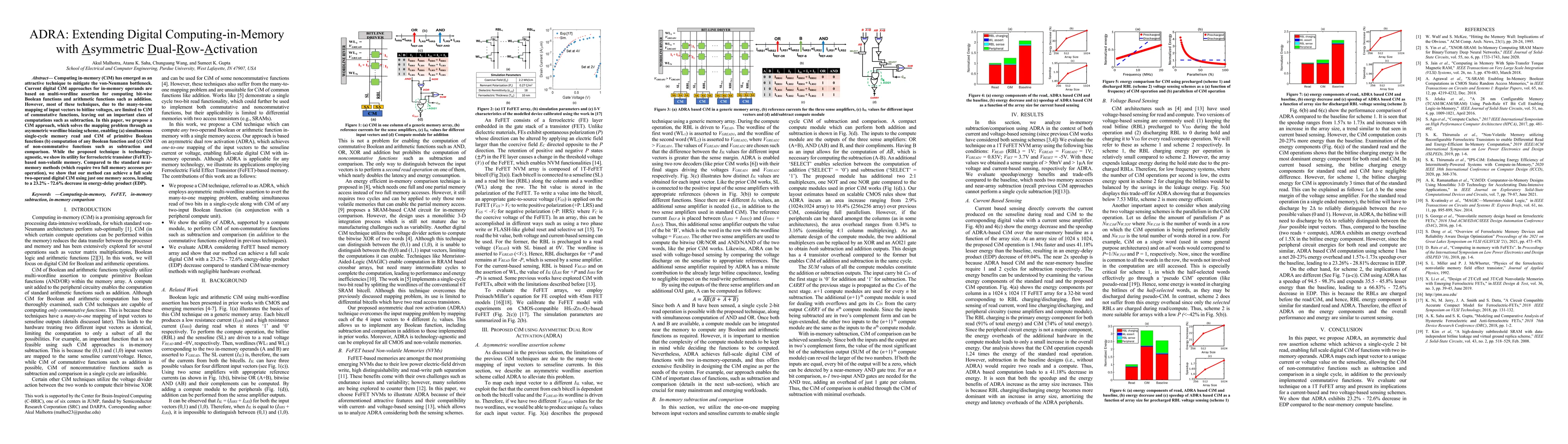 Thumbnail for ADRA: Extending Digital Computing-in-Memory with Asymmetric
  Dual-Row-Activation