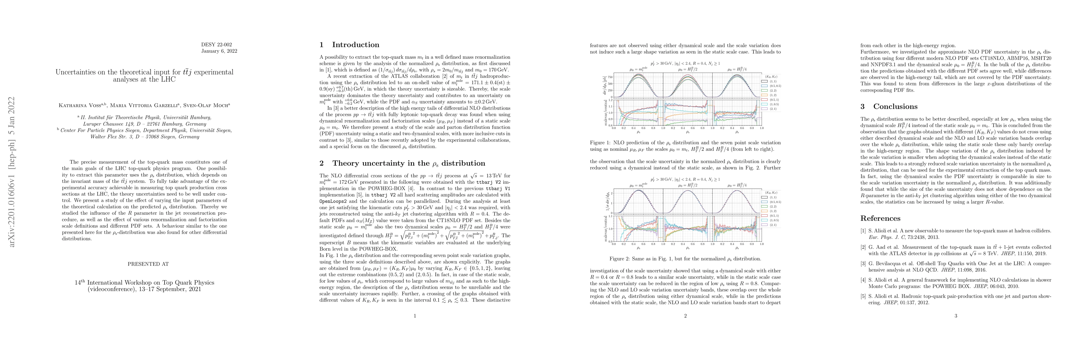 Thumbnail for Uncertainties on the theoretical input for $t\bar{t}j$ experimental
  analyses at the LHC