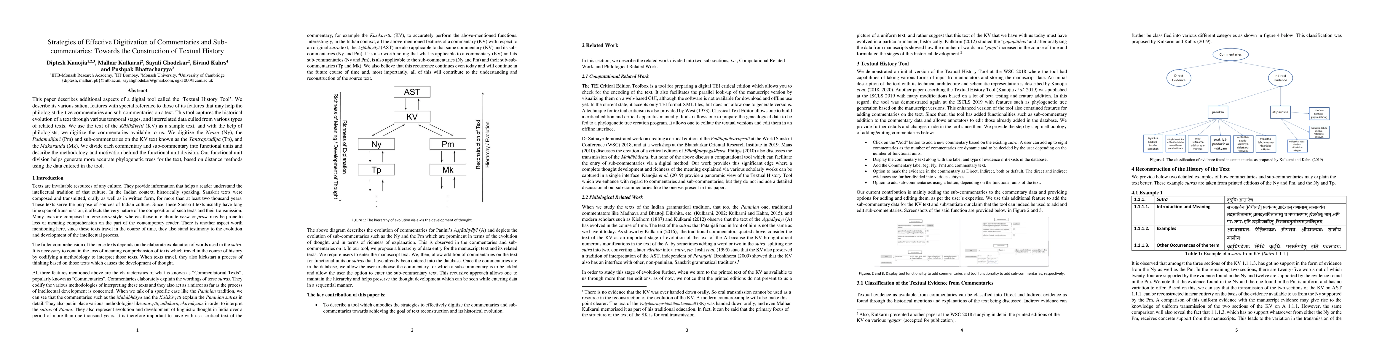 Thumbnail for Strategies of Effective Digitization of Commentaries and
  Sub-commentaries: Towards the Construction of Textual History