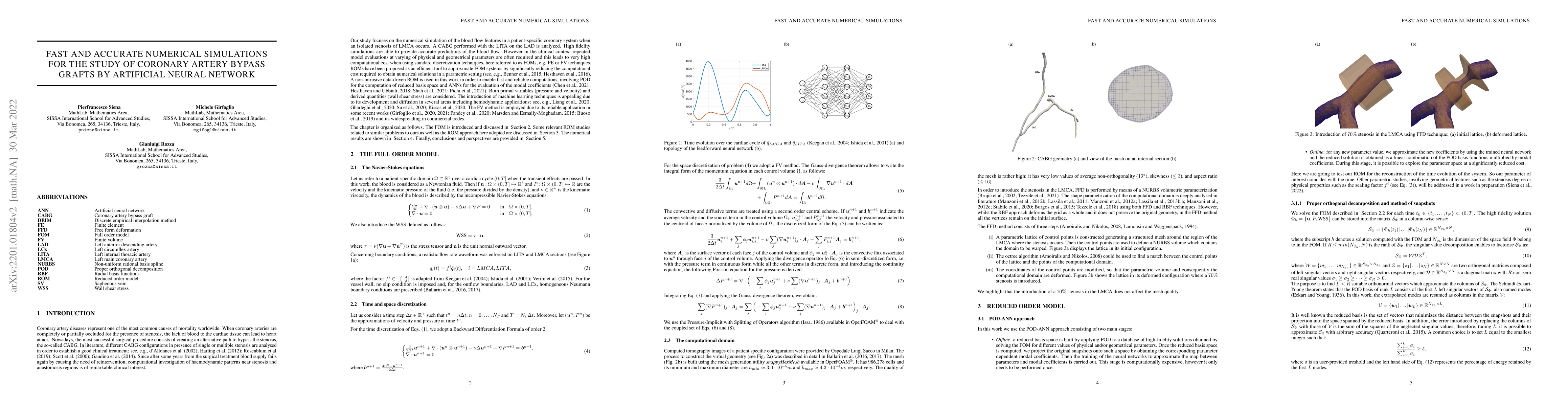 Thumbnail for Fast and accurate numerical simulations for the study of coronary artery
  bypass grafts by artificial neural network