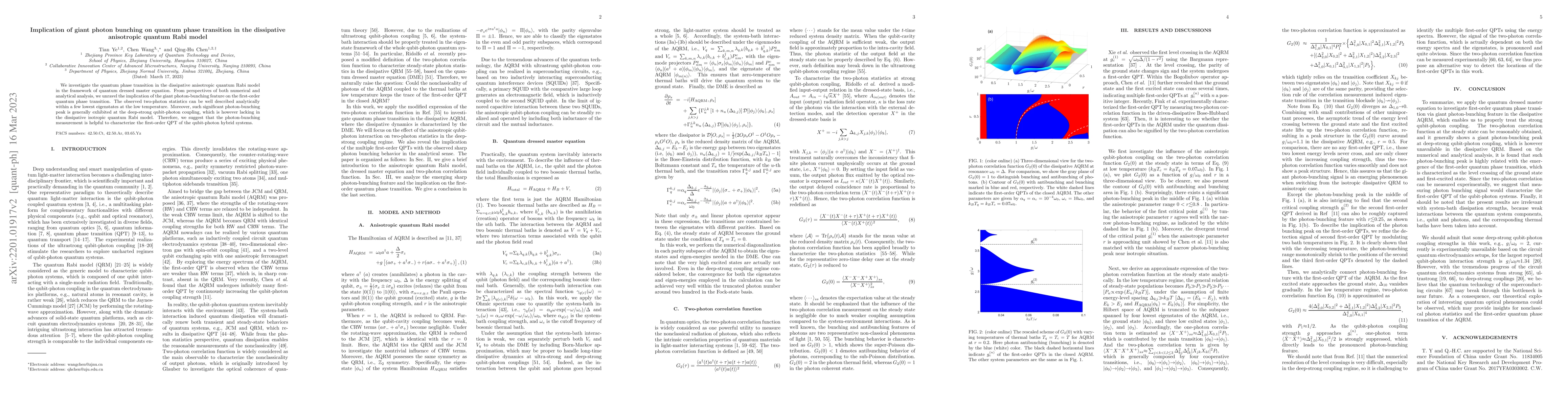 Thumbnail for Implication of giant photon bunching on quantum phase transition in the
  dissipative anisotropic quantum Rabi model