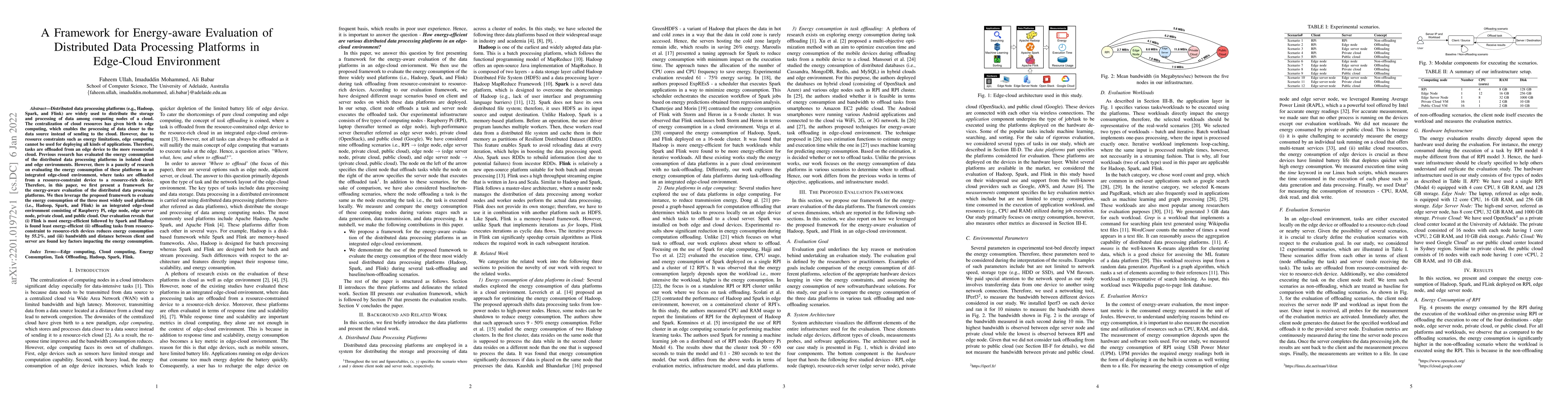 Thumbnail for A Framework for Energy-aware Evaluation of Distributed Data Processing
  Platforms in Edge-Cloud Environment