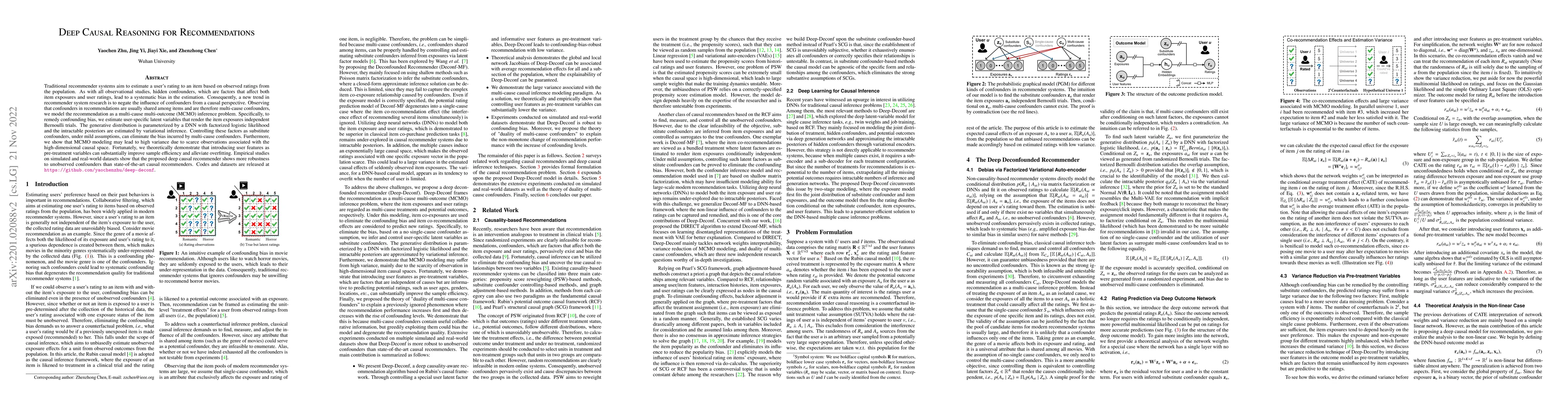 Thumbnail for Deep Causal Reasoning for Recommendations