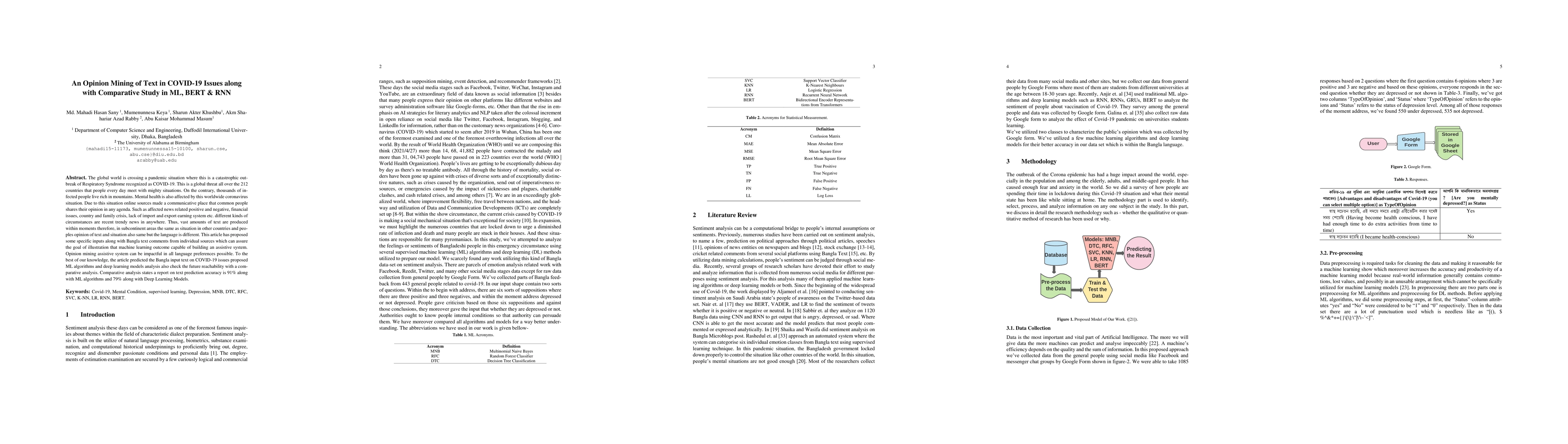 Thumbnail for An Opinion Mining of Text in COVID-19 Issues along with Comparative
  Study in ML, BERT & RNN