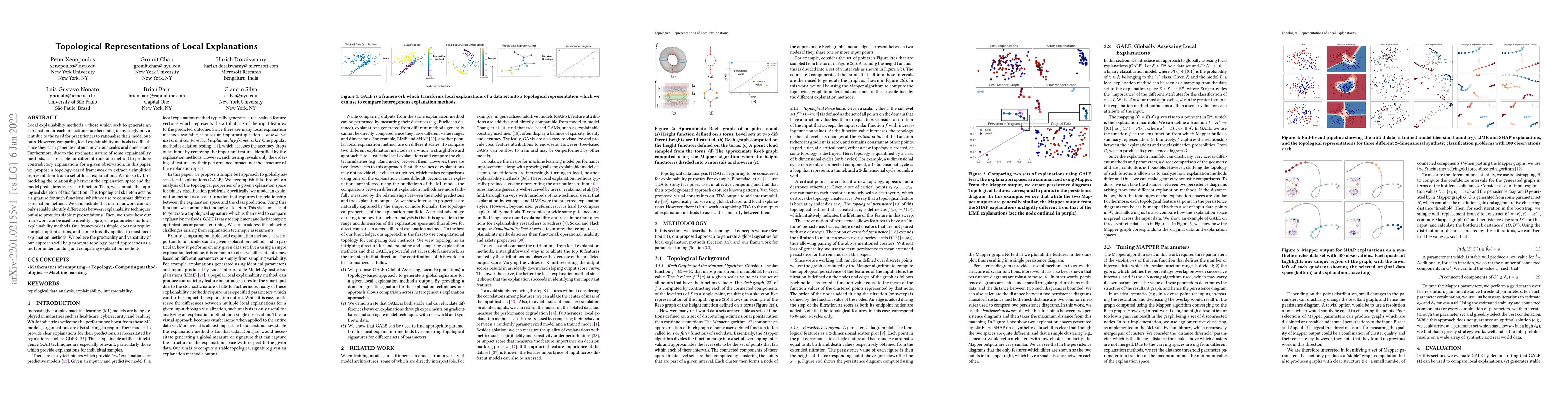 Thumbnail for Topological Representations of Local Explanations