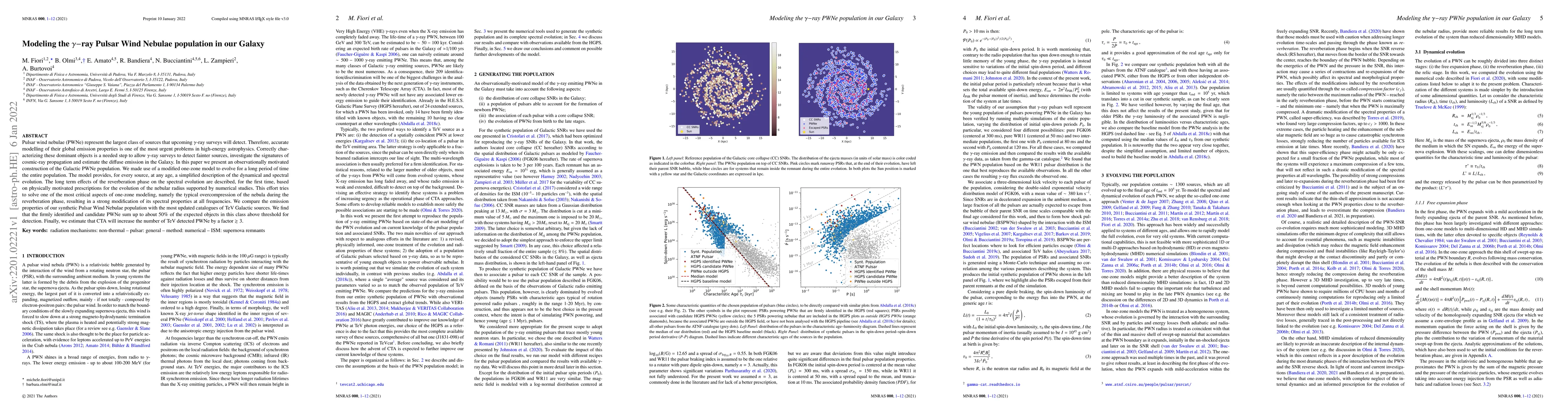Thumbnail for Modeling the {\gamma}-ray Pulsar Wind Nebulae population in our Galaxy