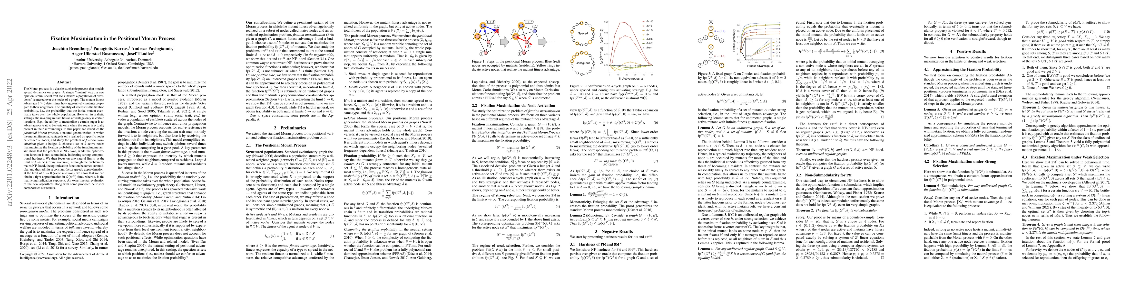 Thumbnail for Fixation Maximization in the Positional Moran Process