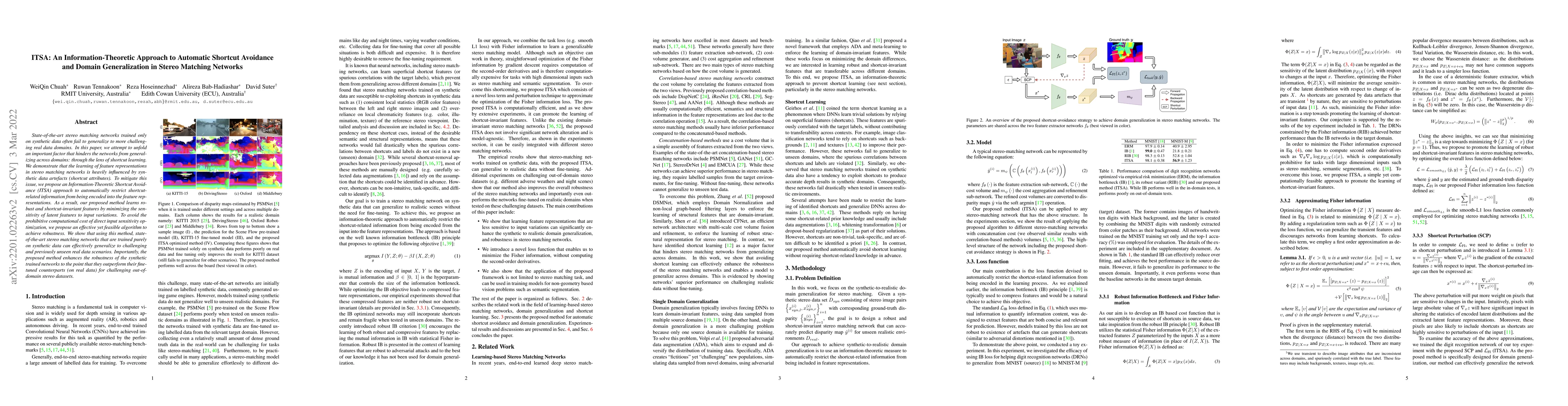 Thumbnail for ITSA: An Information-Theoretic Approach to Automatic Shortcut Avoidance
  and Domain Generalization in Stereo Matching Networks