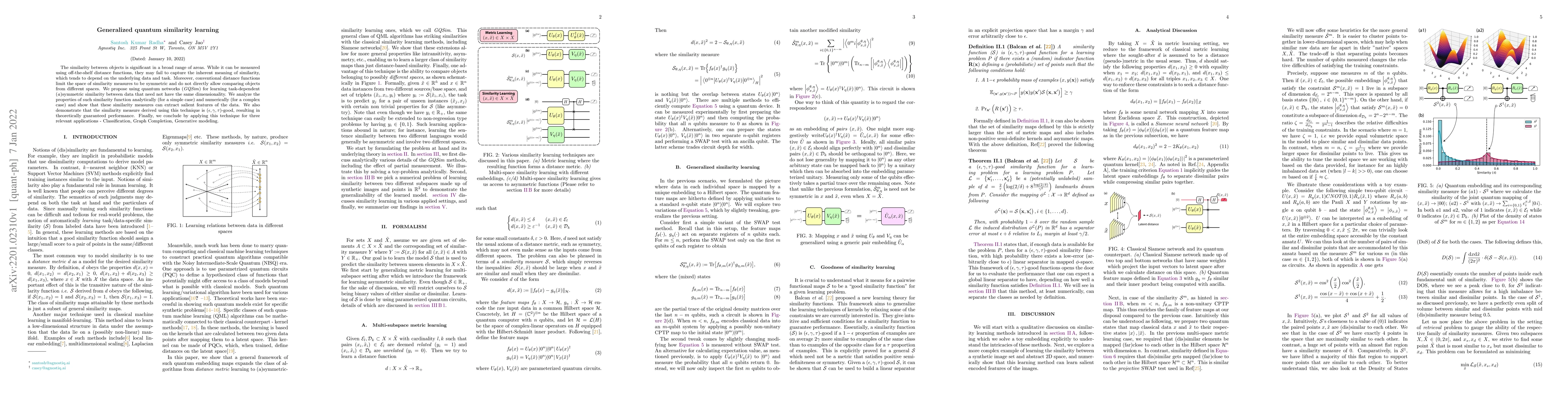 Thumbnail for Generalized quantum similarity learning