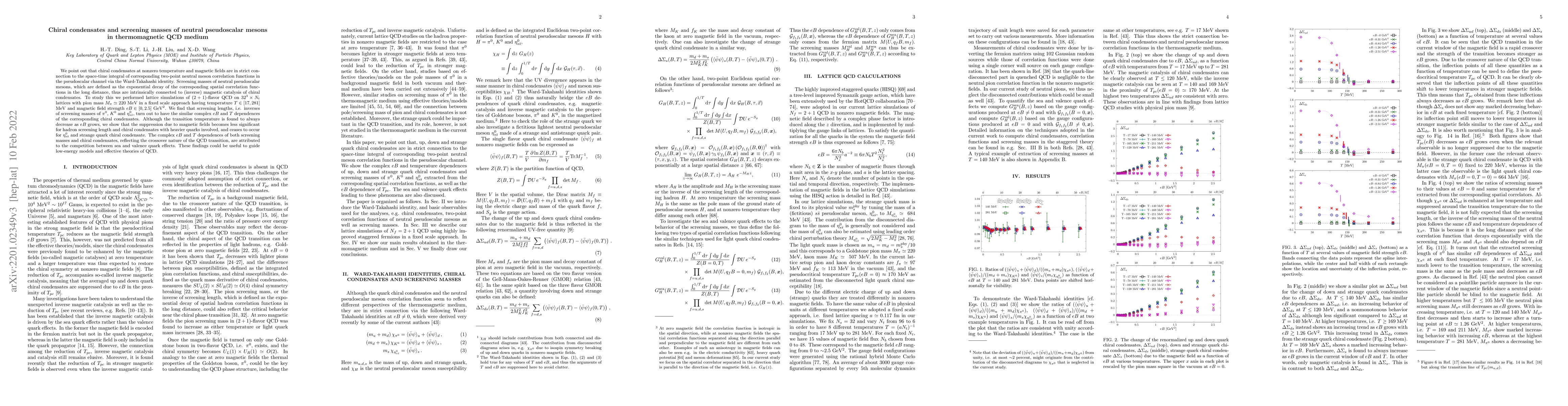 Thumbnail for Chiral condensates and screening masses of neutral pseudoscalar mesons
  in thermomagnetic QCD medium