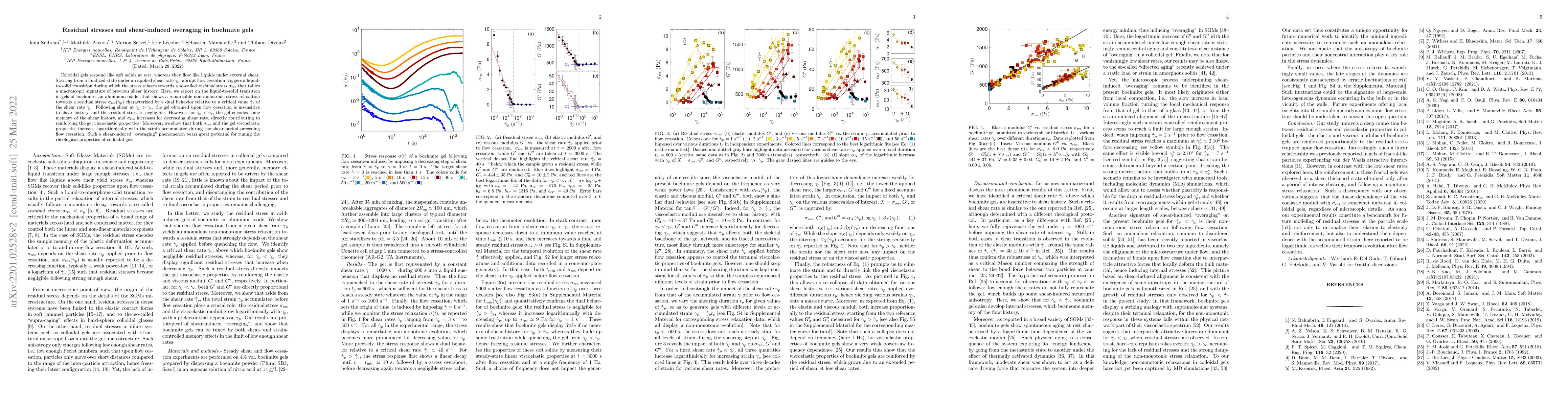 Thumbnail for Residual stresses and shear-induced overaging in boehmite gels