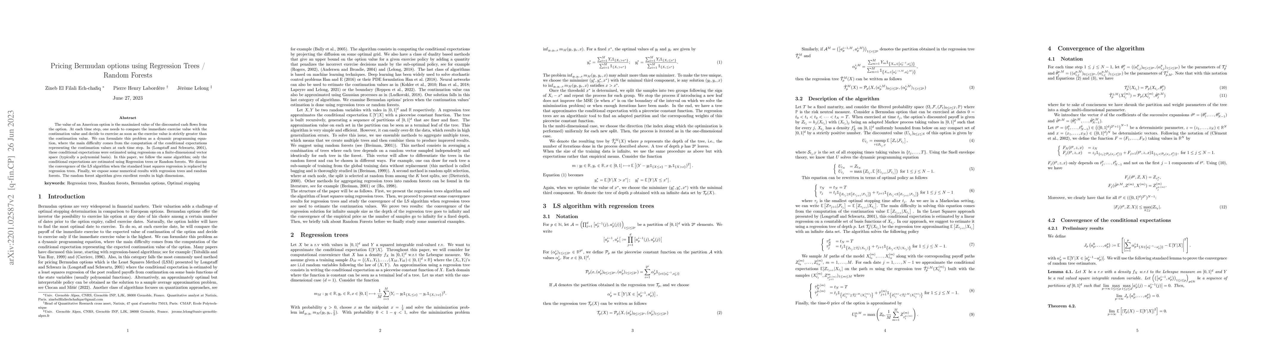 Thumbnail for Pricing Bermudan options using regression trees/random forests