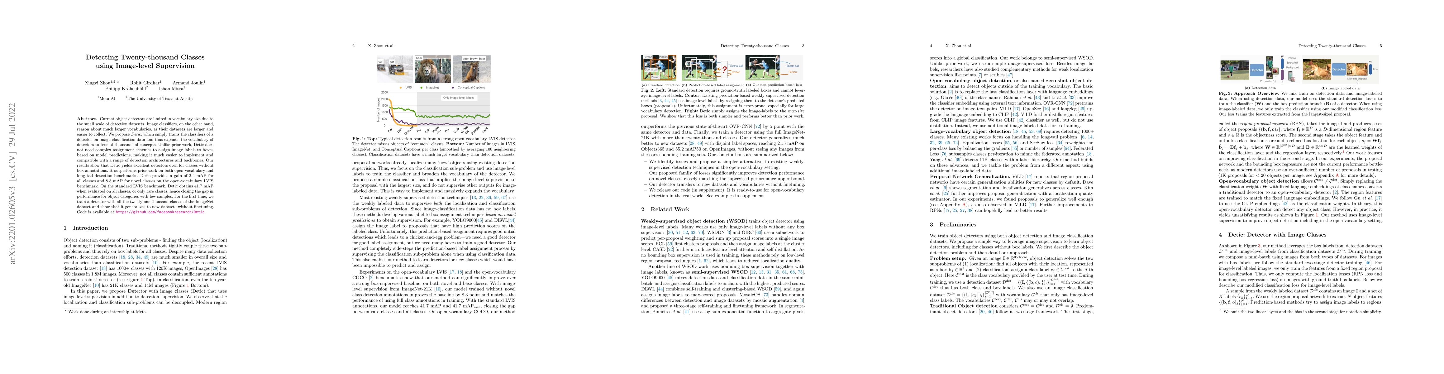 Thumbnail for Detecting Twenty-thousand Classes using Image-level Supervision