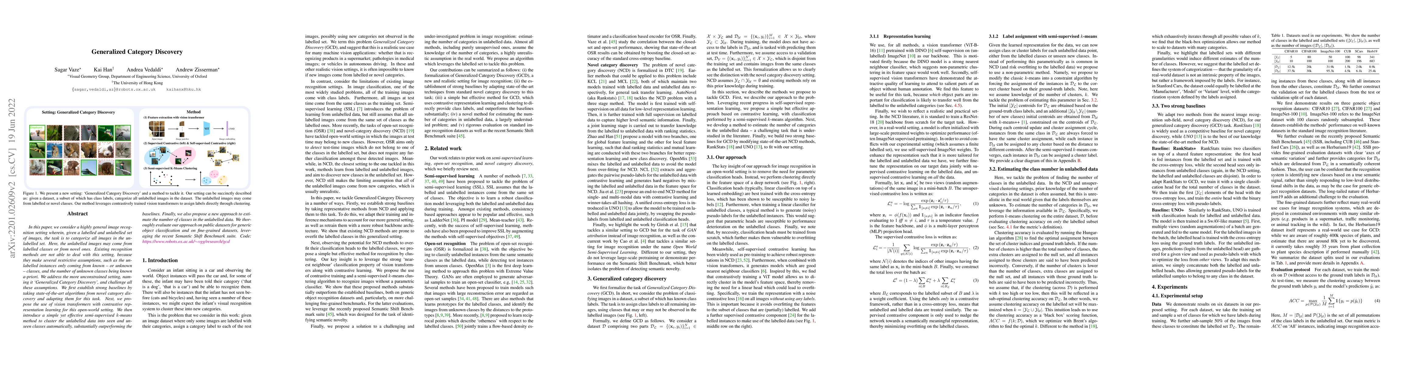Thumbnail for Generalized Category Discovery
