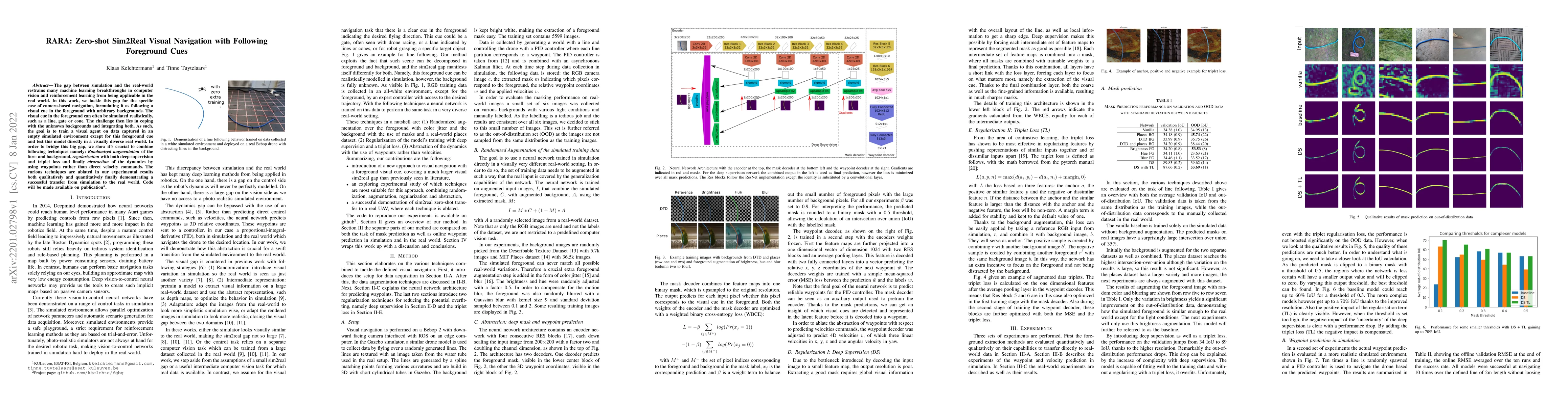 Thumbnail for RARA: Zero-shot Sim2Real Visual Navigation with Following Foreground
  Cues