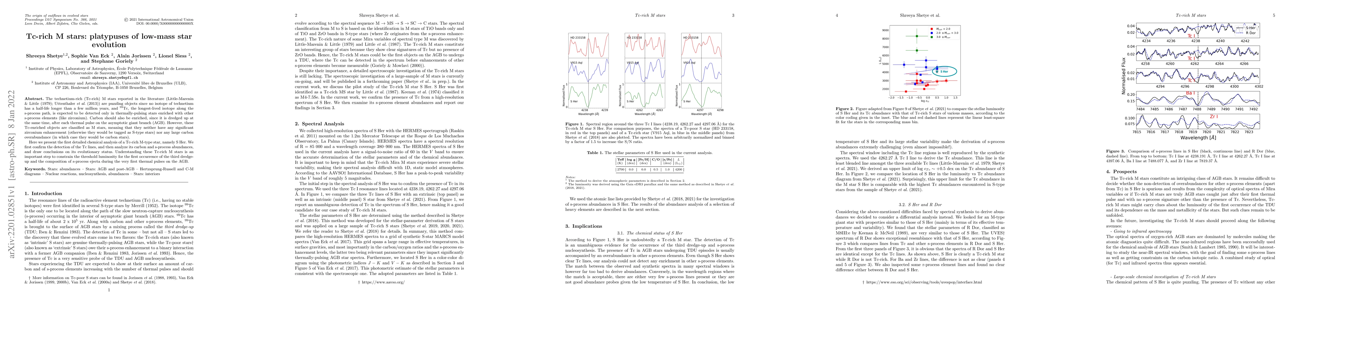 Thumbnail for Tc-rich M stars: platypuses of low-mass star evolution