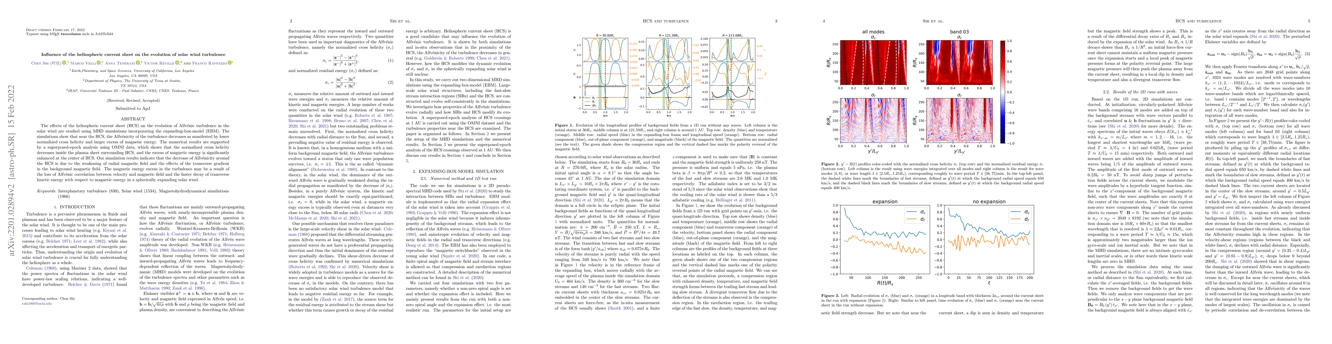 Thumbnail for Influence of the heliospheric current sheet on the evolution of solar
  wind turbulence