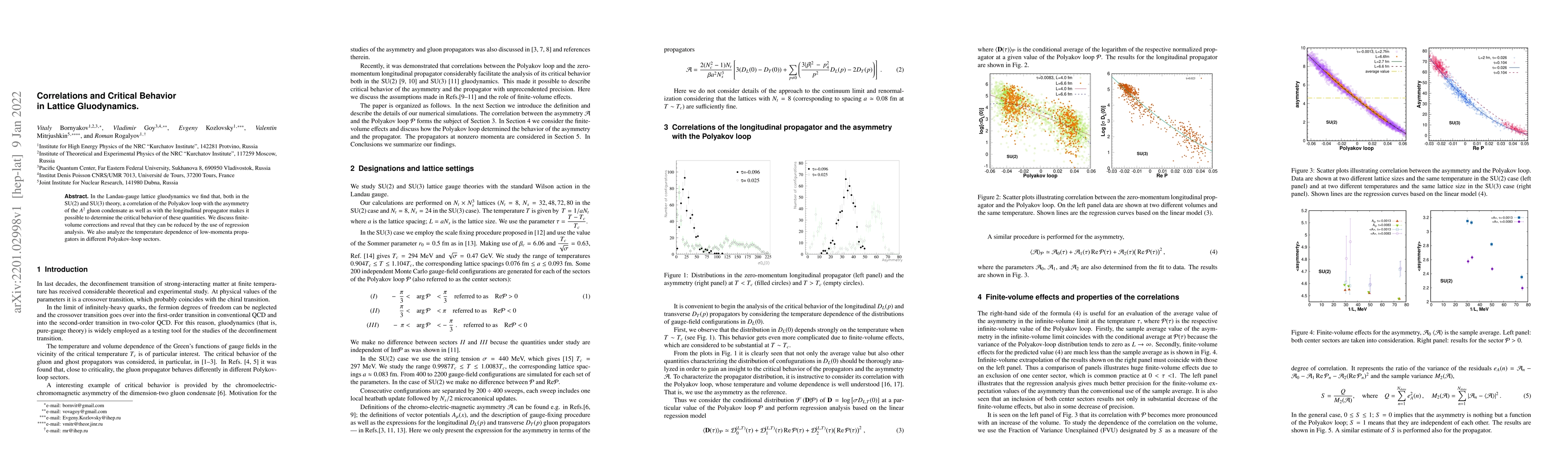 Thumbnail for Correlations and Critical Behavior in Lattice Gluodynamics