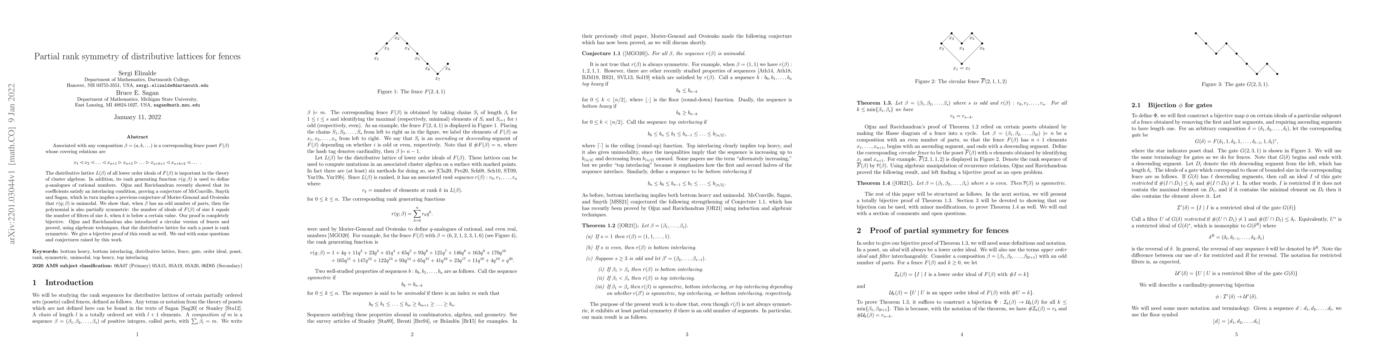 Thumbnail for Partial rank symmetry of distributive lattices for fences