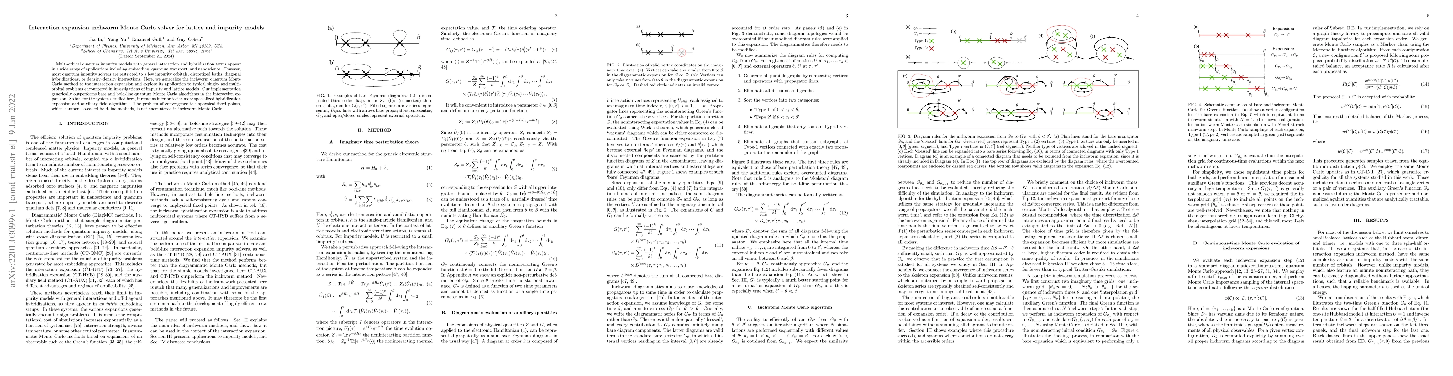 Thumbnail for Interaction expansion inchworm Monte Carlo solver for lattice and
  impurity models