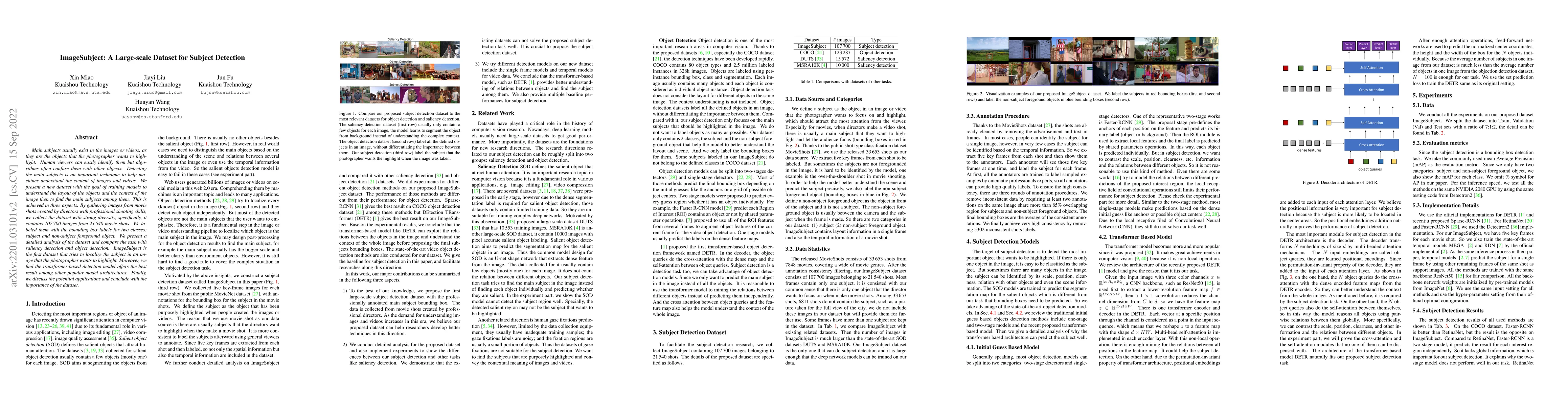 Thumbnail for ImageSubject: A Large-scale Dataset for Subject Detection