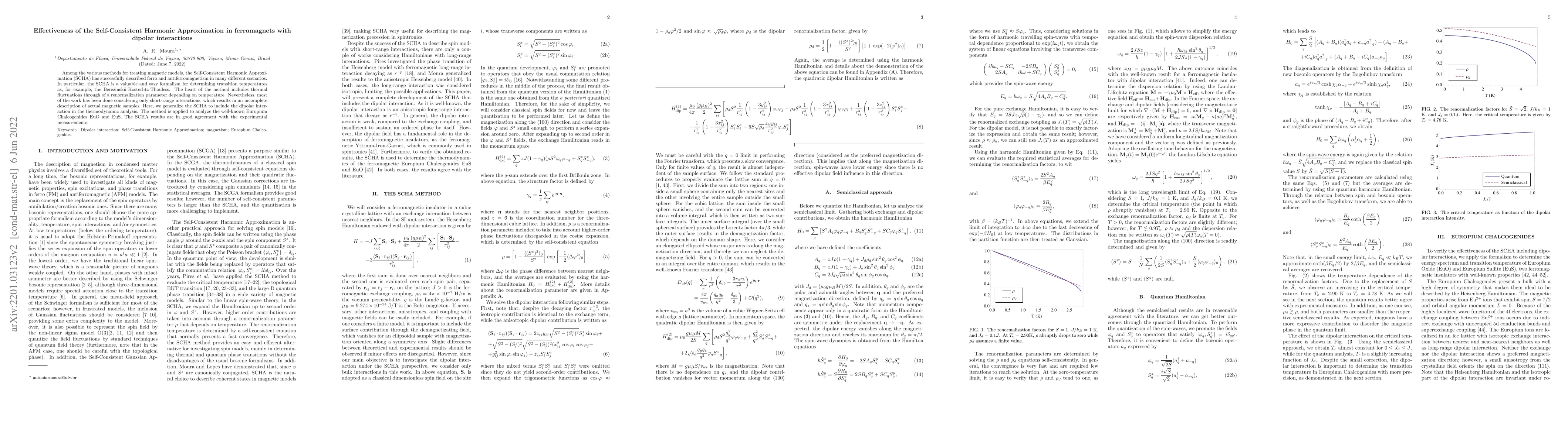 Thumbnail for Effectiveness of the Self-Consistent Harmonic Approximation in
  ferromagnets with dipolar interactions