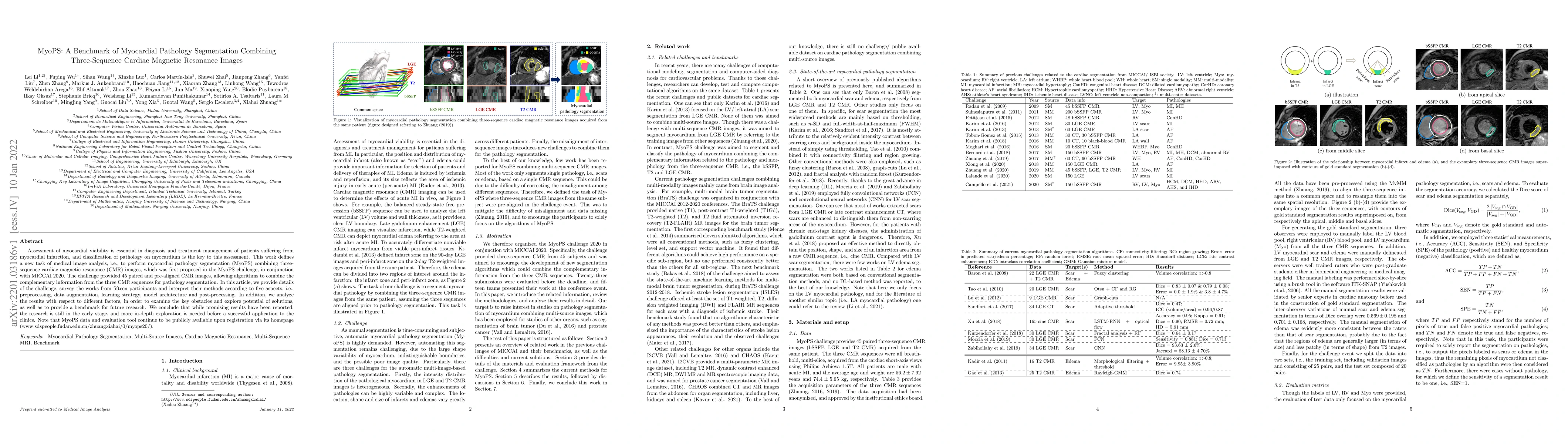 Thumbnail for MyoPS: A Benchmark of Myocardial Pathology Segmentation Combining
  Three-Sequence Cardiac Magnetic Resonance Images