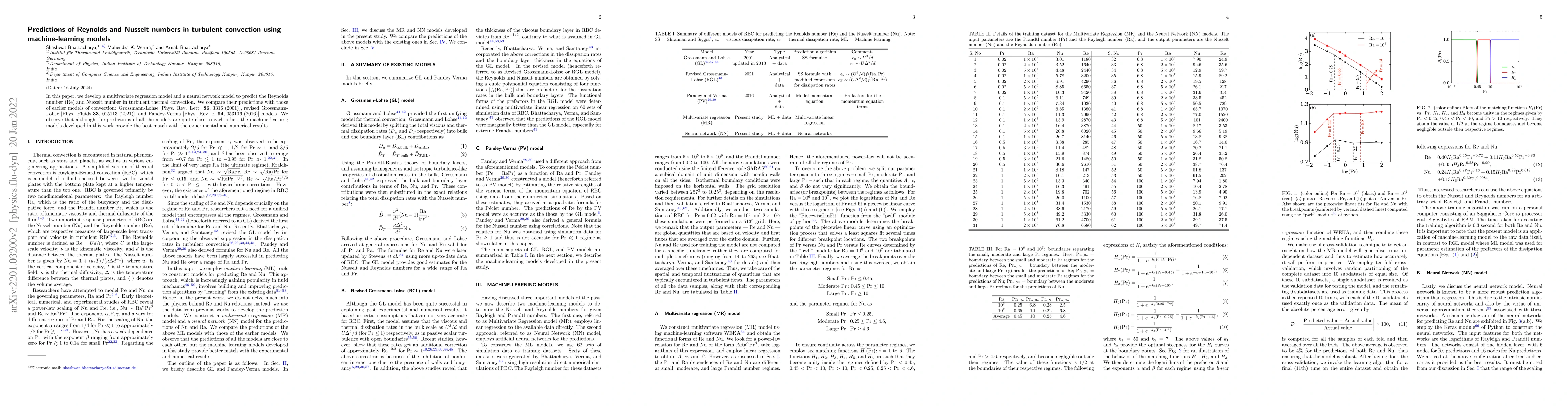Thumbnail for Predictions of Reynolds and Nusselt numbers in turbulent convection
  using machine-learning models