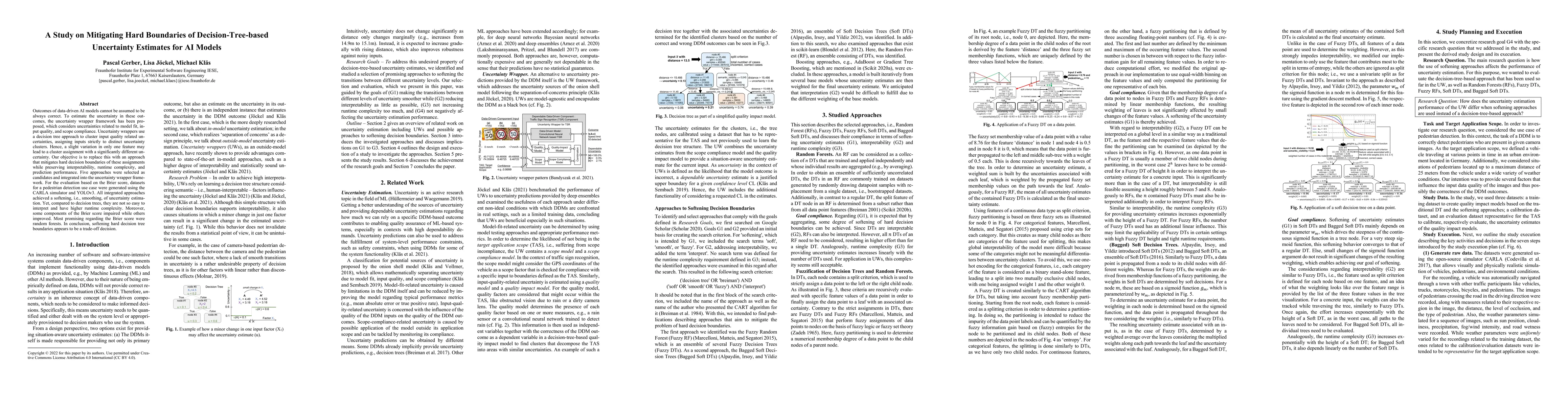 Thumbnail for A Study on Mitigating Hard Boundaries of Decision-Tree-based Uncertainty
  Estimates for AI Models