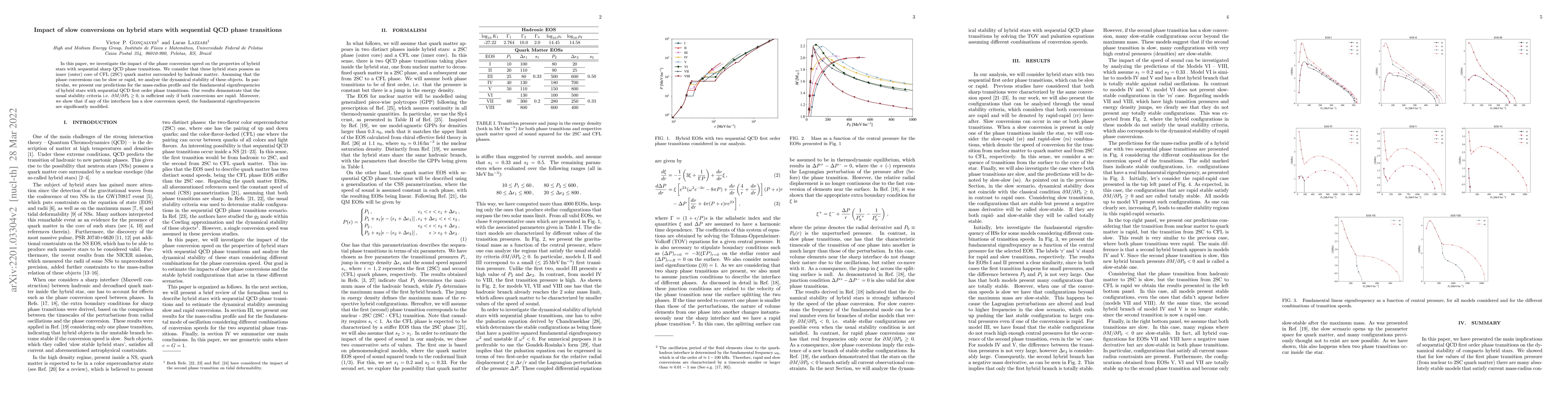 Thumbnail for Impact of slow conversions on hybrid stars with sequential QCD phase
  transitions