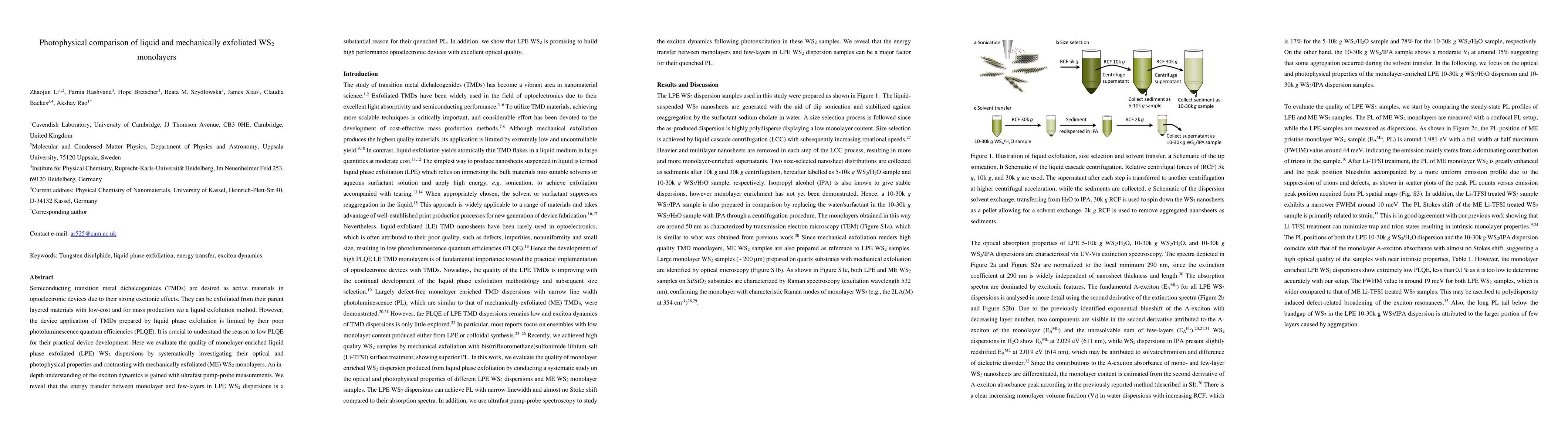 Thumbnail for Photophysical comparison of liquid and mechanically exfoliated WS$_2$
  monolayers