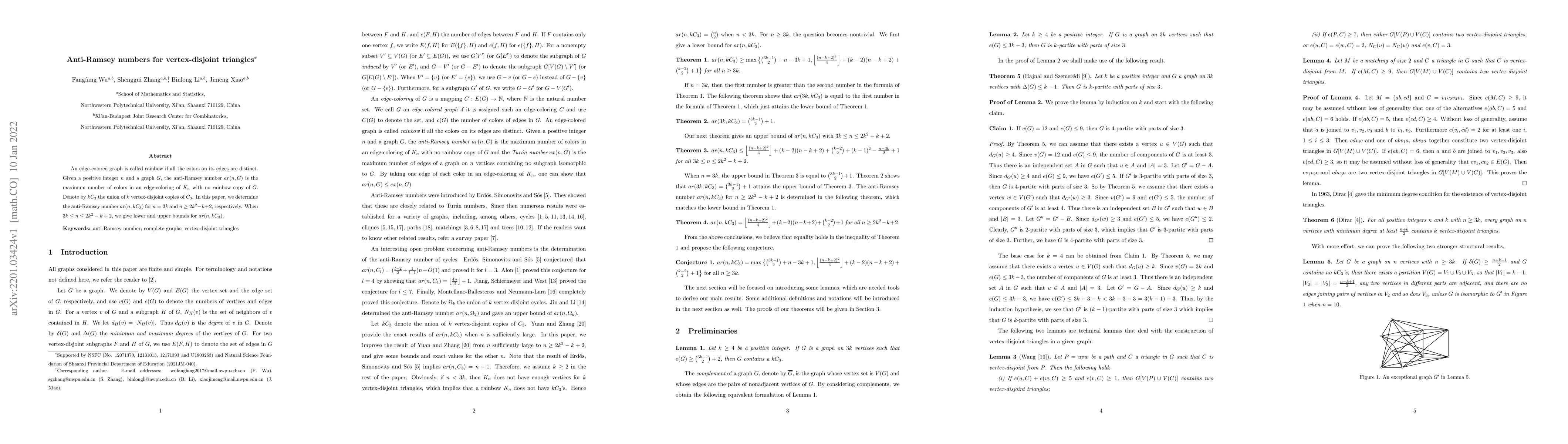 Thumbnail for Anti-Ramsey numbers for vertex-disjoint triangles