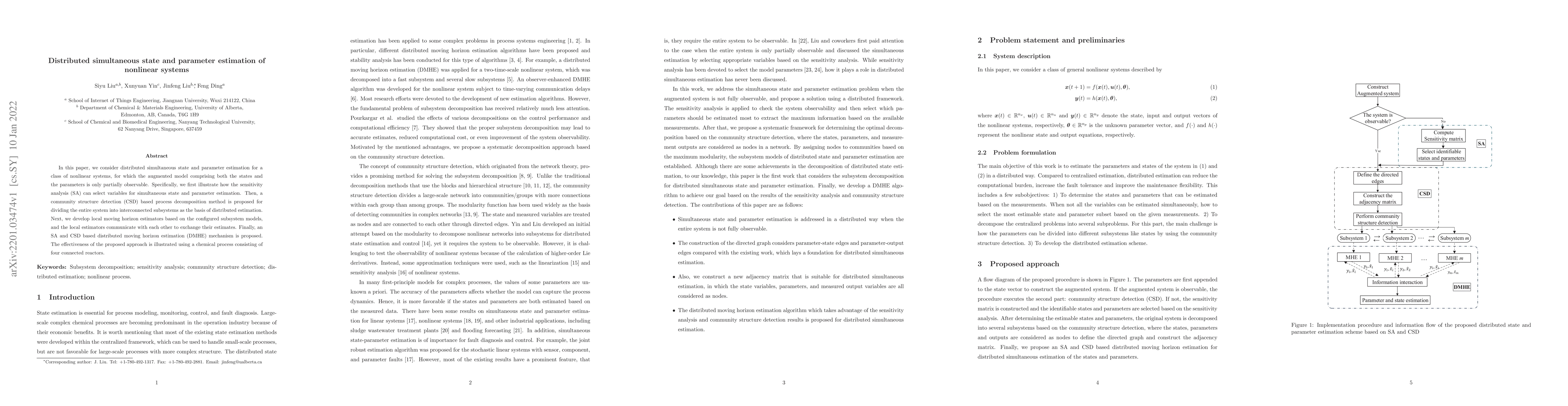Thumbnail for Distributed simultaneous state and parameter estimation of nonlinear
  systems