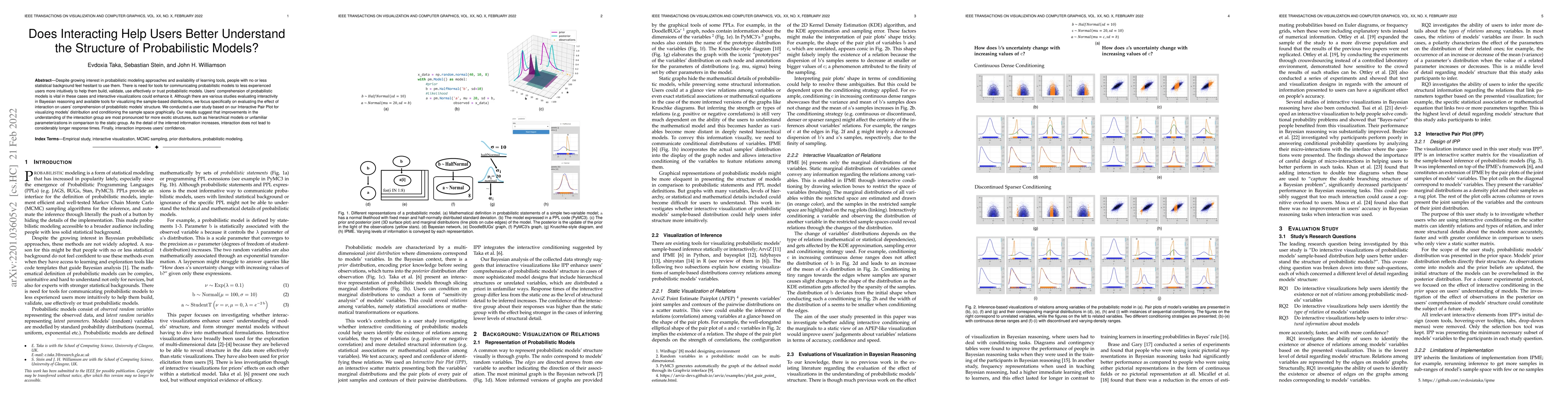 Thumbnail for Does Interacting Help Users Better Understand the Structure of
  Probabilistic Models?