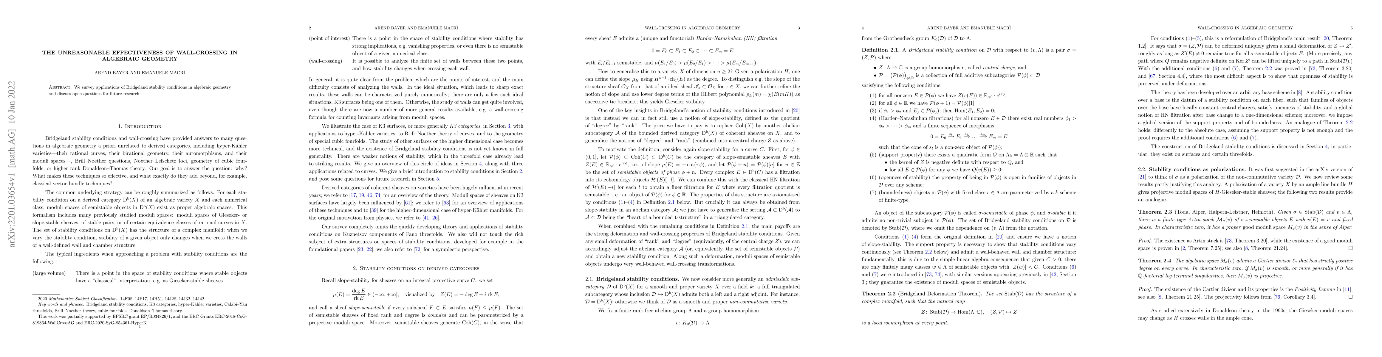 Thumbnail for The unreasonable effectiveness of wall-crossing in algebraic geometry